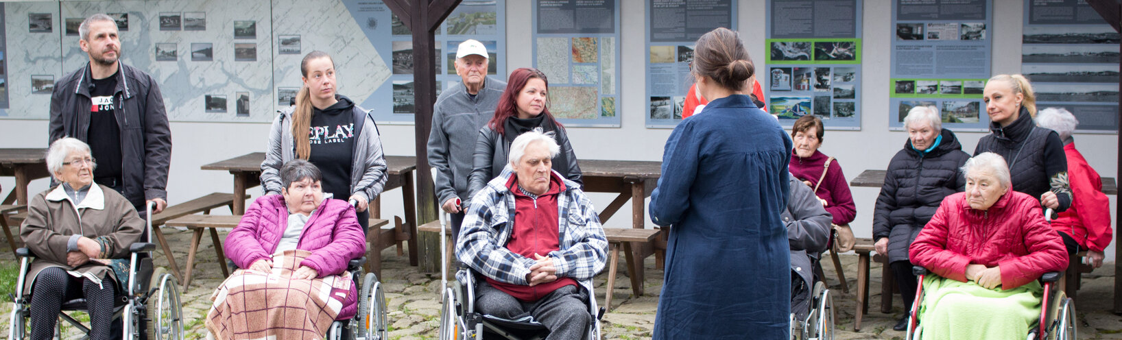 Z výletu klientů domova pro seniory Horní Planá v dubnu 2024