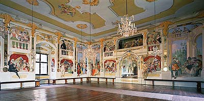 Maskensaal des Schlosses Český Krumlov, Foto: Libor Sváček 