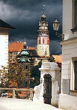 Schlossturm in Český Krumlov 