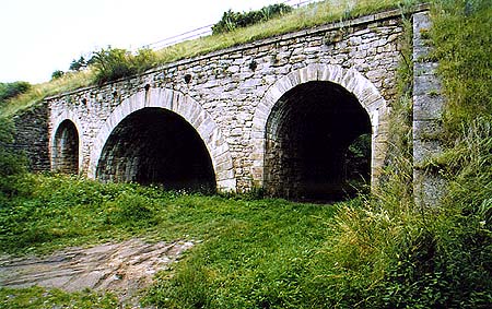 Železniční viadukt v Dobrkovicích u Českého Krumlova 