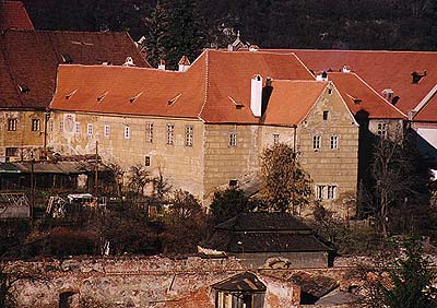 Latrán Nr. 50, Minoritenkloster, Ansicht vom Fluss Vltava (Moldau), foto:  Ladislav Pouzar 