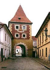 Latrán no.  104, Budějovická Gate, view from the Český Krumlov town side, foto: Ladislav Pouzar 