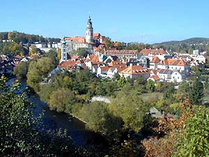 Novoměstká garden in view from east, 1999, photo: J.Olšan 