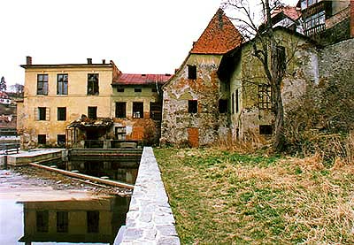 Kájovská no.  56, view from the Vltava River 