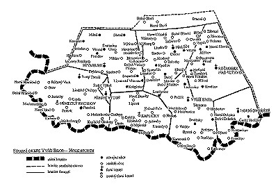 Map of the Vyšší Brod region 