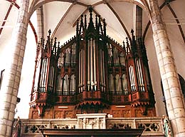 Kirche St. Veit in Český Krumlov, Hauptorgel 